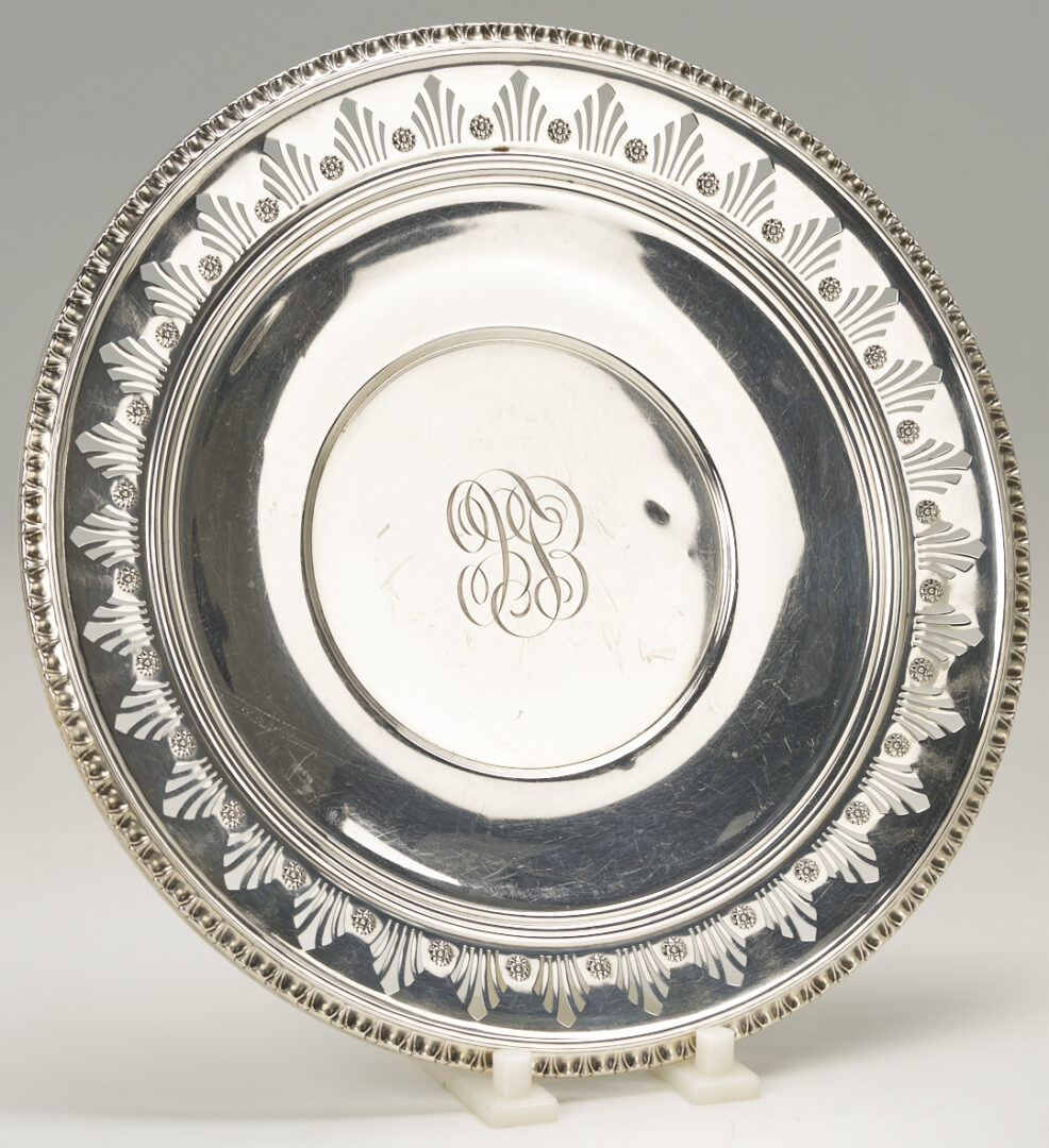 Lot 705: 4 Assorted Sterling Silver Plates