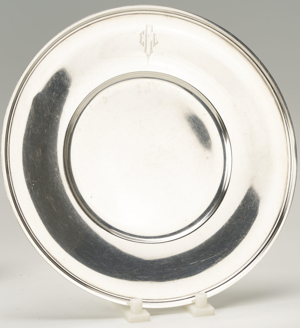 Lot 705: 4 Assorted Sterling Silver Plates
