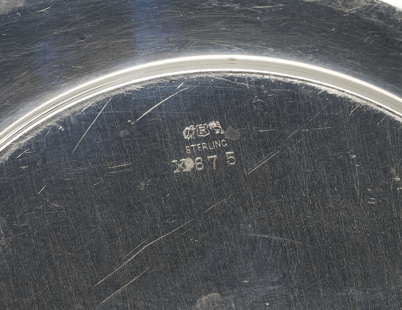 Lot 705: 4 Assorted Sterling Silver Plates