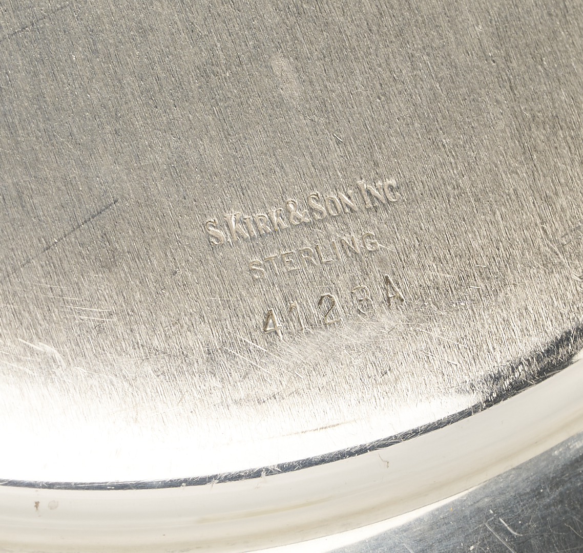 Lot 705: 4 Assorted Sterling Silver Plates