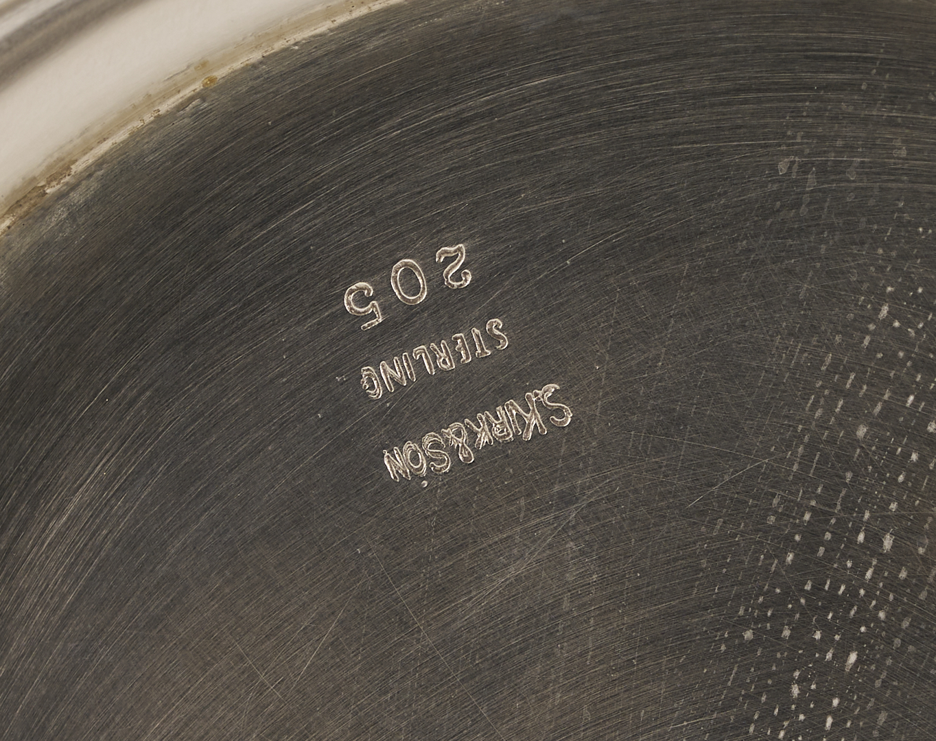 Lot 706: Kirk Sterling Pitcher plus 6 International Sterling Bread Plates
