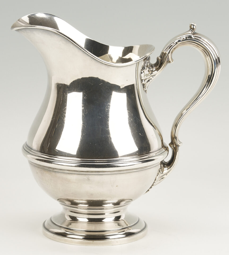 Lot 708: Redlich Sterling Water Pitcher, 4 1/2 Pint