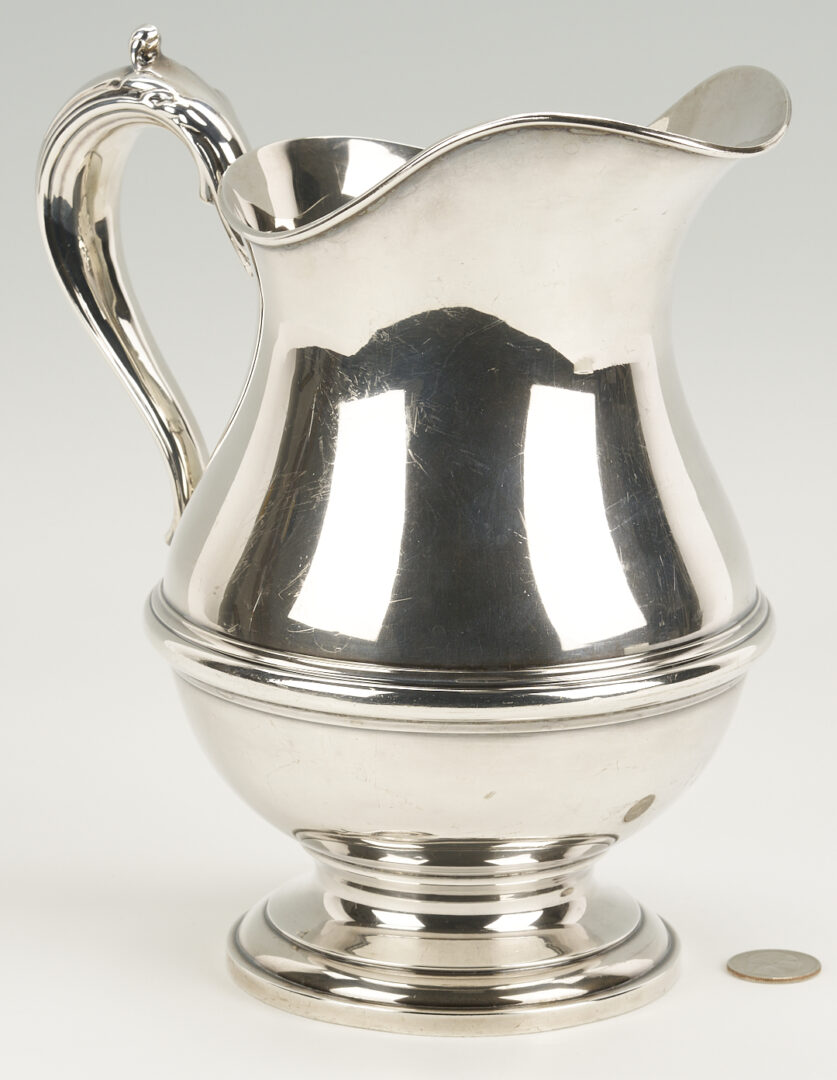 Lot 708: Redlich Sterling Water Pitcher, 4 1/2 Pint