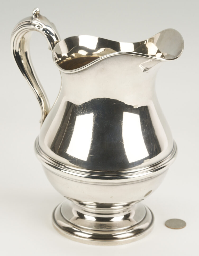 Lot 708: Redlich Sterling Water Pitcher, 4 1/2 Pint