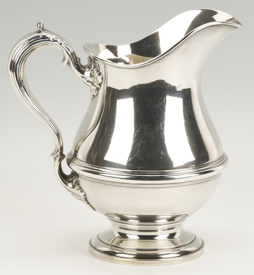 Lot 708: Redlich Sterling Water Pitcher, 4 1/2 Pint