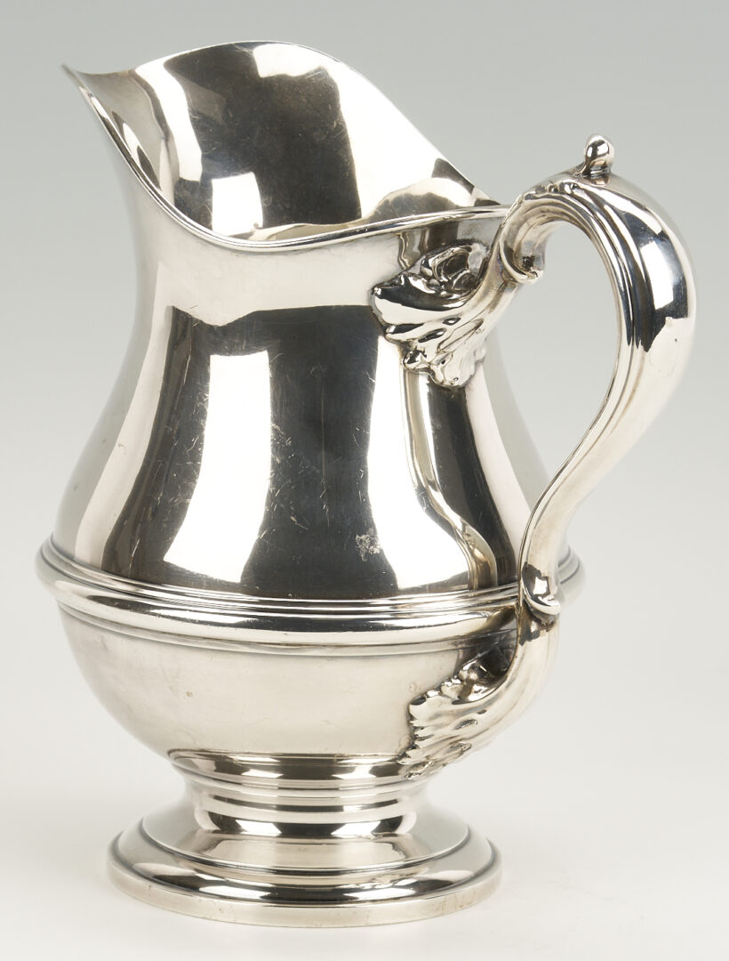 Lot 708: Redlich Sterling Water Pitcher, 4 1/2 Pint