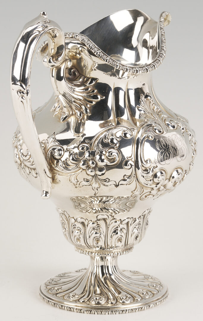 Lot 710: Sterling Silver Pitcher, Ret. Theodore Starr