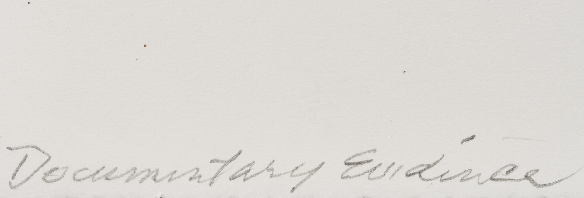Lot 719: Marilyn Murphy Colored Drawing, “Documentary Evidence”, 2008
