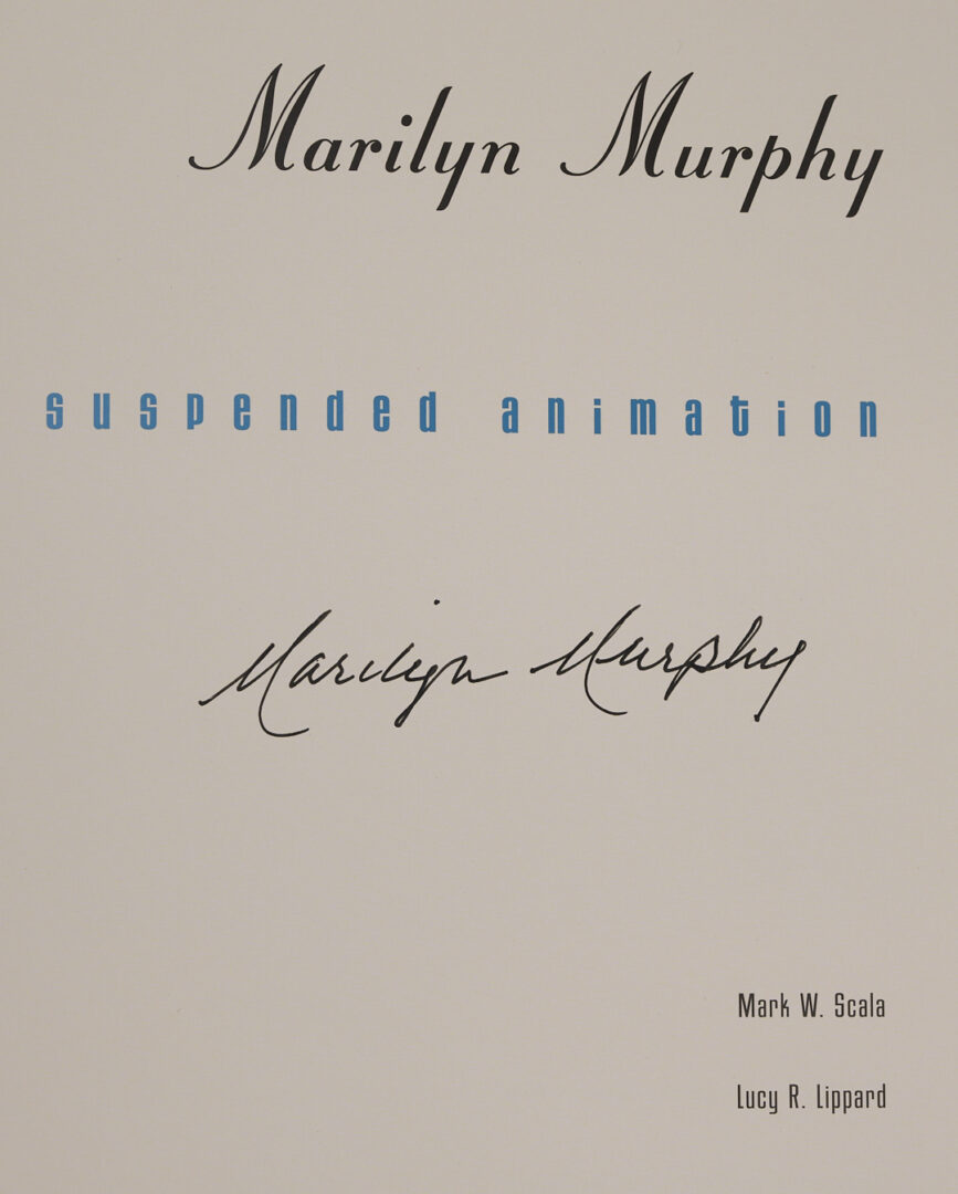 Lot 720: Marilyn Murphy Exhibited Drawing, “The Generator,” With Book