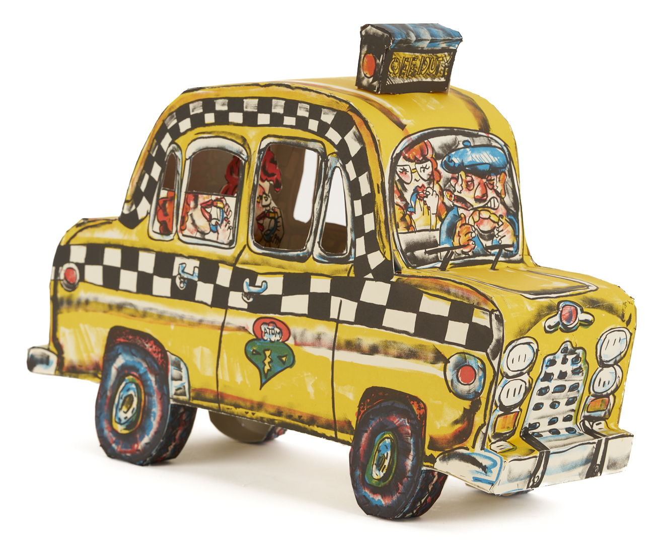 Lot 726: Red Grooms Ruckus Taxi in Case (with label)