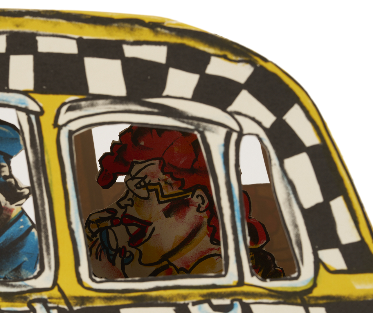 Lot 726: Red Grooms Ruckus Taxi in Case (with label)