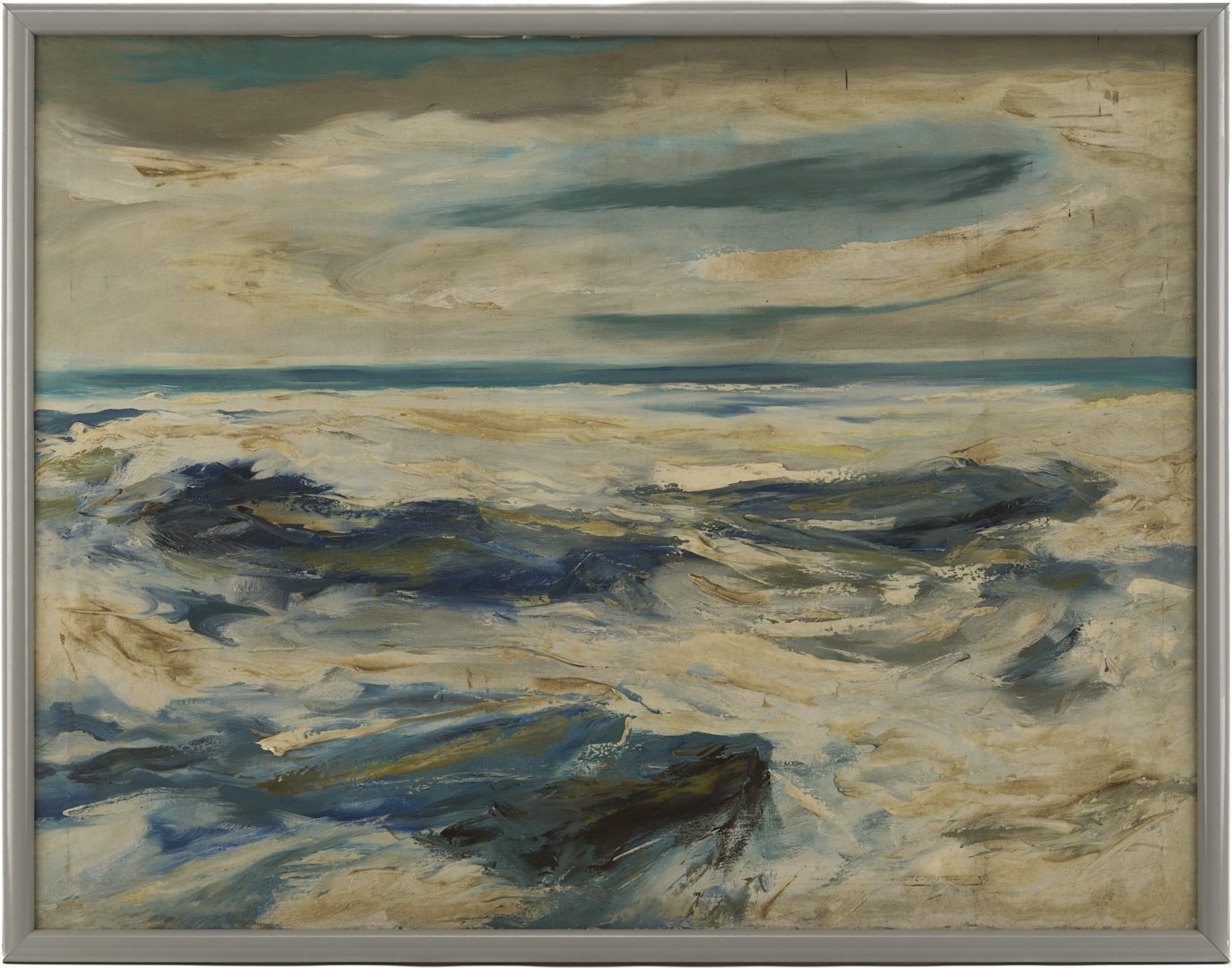 Lot 728: Large C. Kermit Ewing O/C Seascape Painting