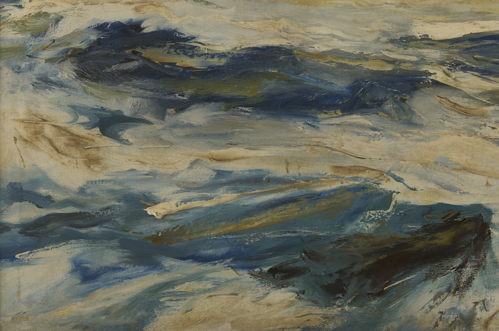 Lot 728: Large C. Kermit Ewing O/C Seascape Painting
