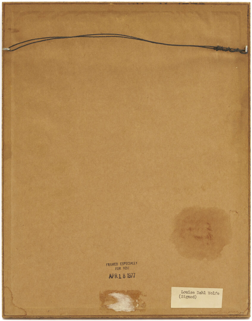 Lot 729: Louise Dahl Wolfe Still Life Photograph