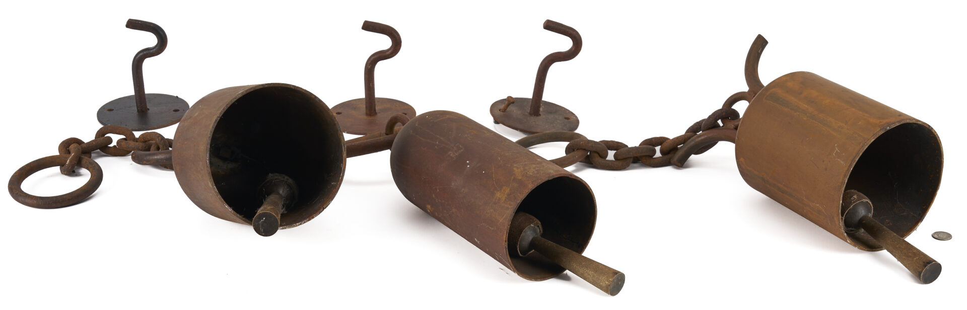 Lot 734: Tom Torrens Case Bells w/ Hooks