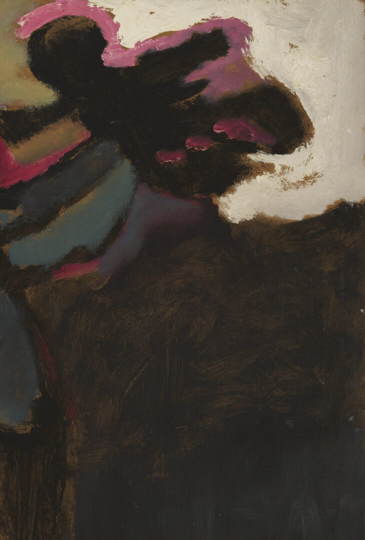 Lot 735: Large Sterling Strauser O/B Abstract Painting, 1st Born