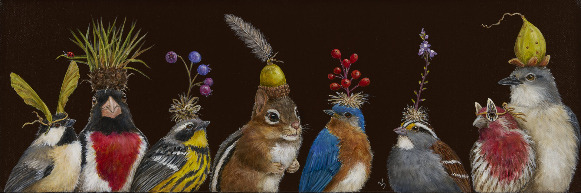 Lot 736: 2 Paintings: David Arms and Vicki Sawyer