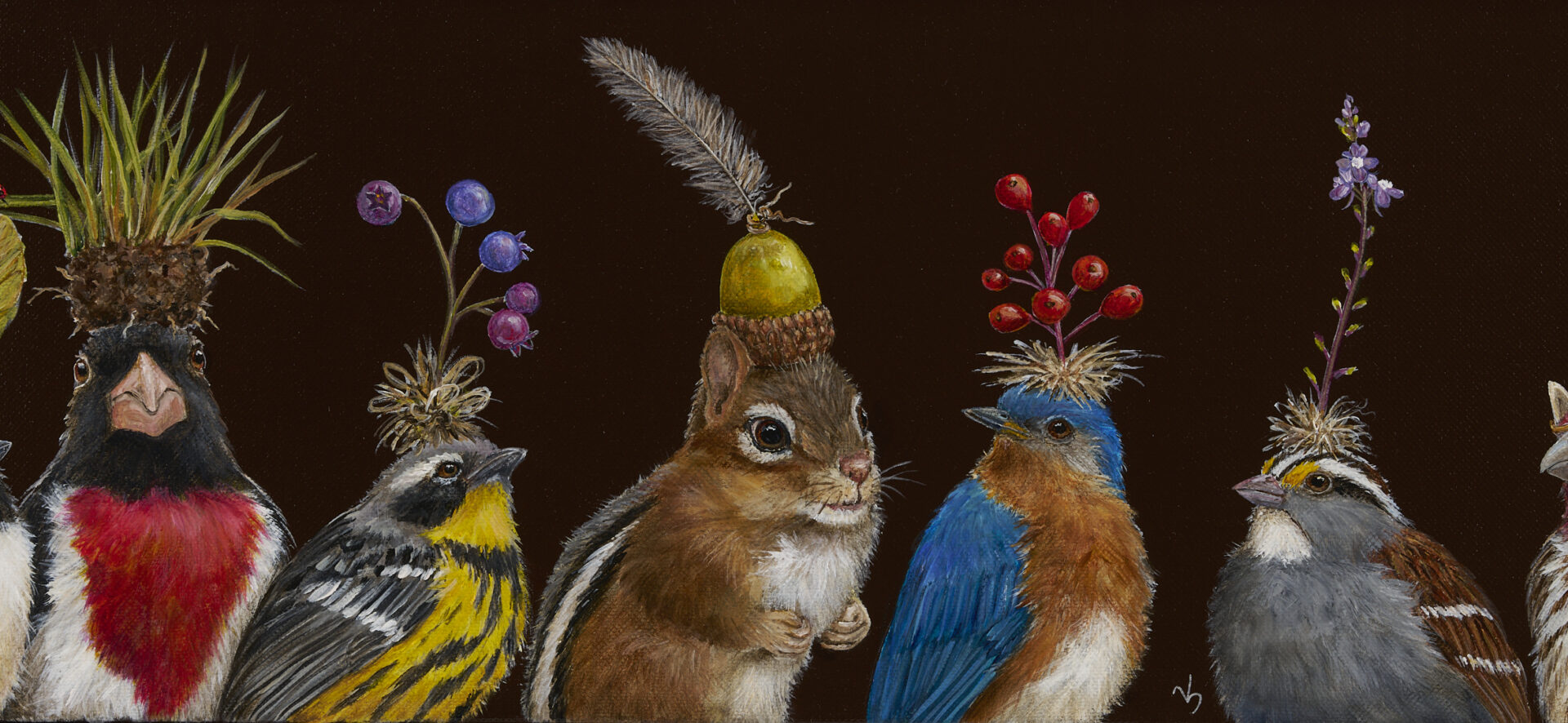 Lot 736: 2 Paintings: David Arms and Vicki Sawyer
