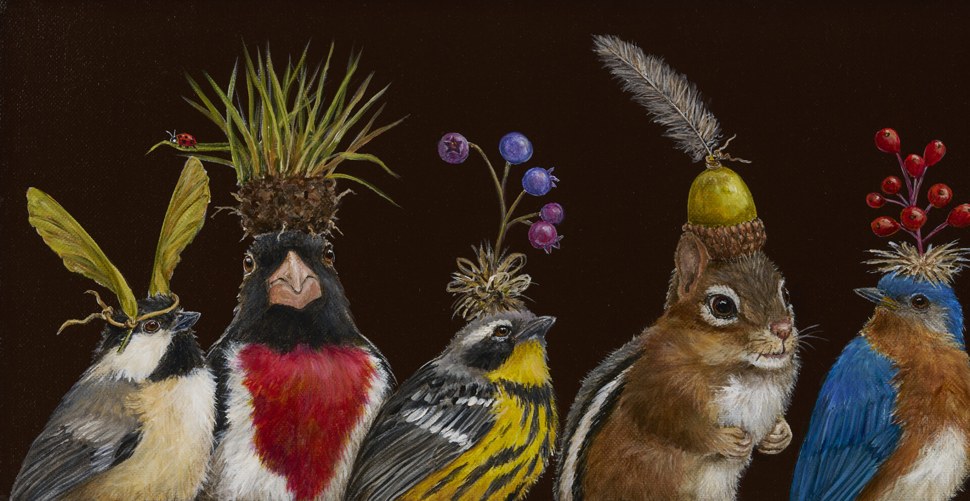 Lot 736: 2 Paintings: David Arms and Vicki Sawyer