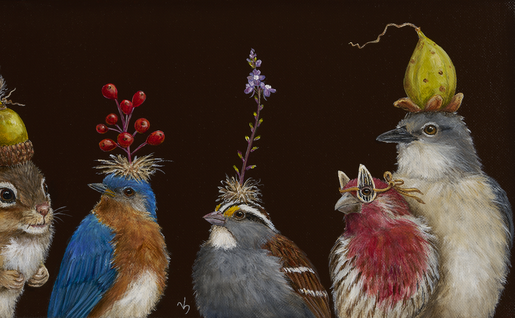 Lot 736: 2 Paintings: David Arms and Vicki Sawyer