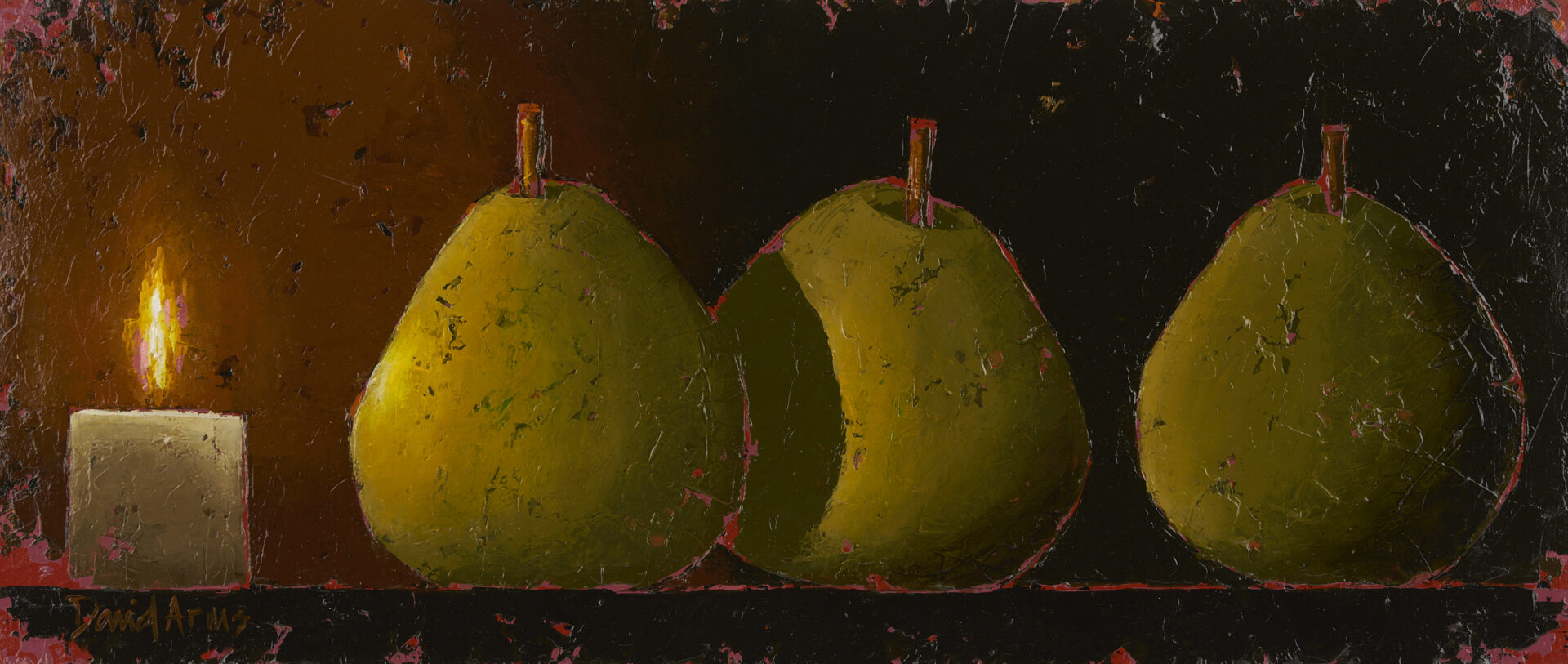 Lot 736: 2 Paintings: David Arms and Vicki Sawyer