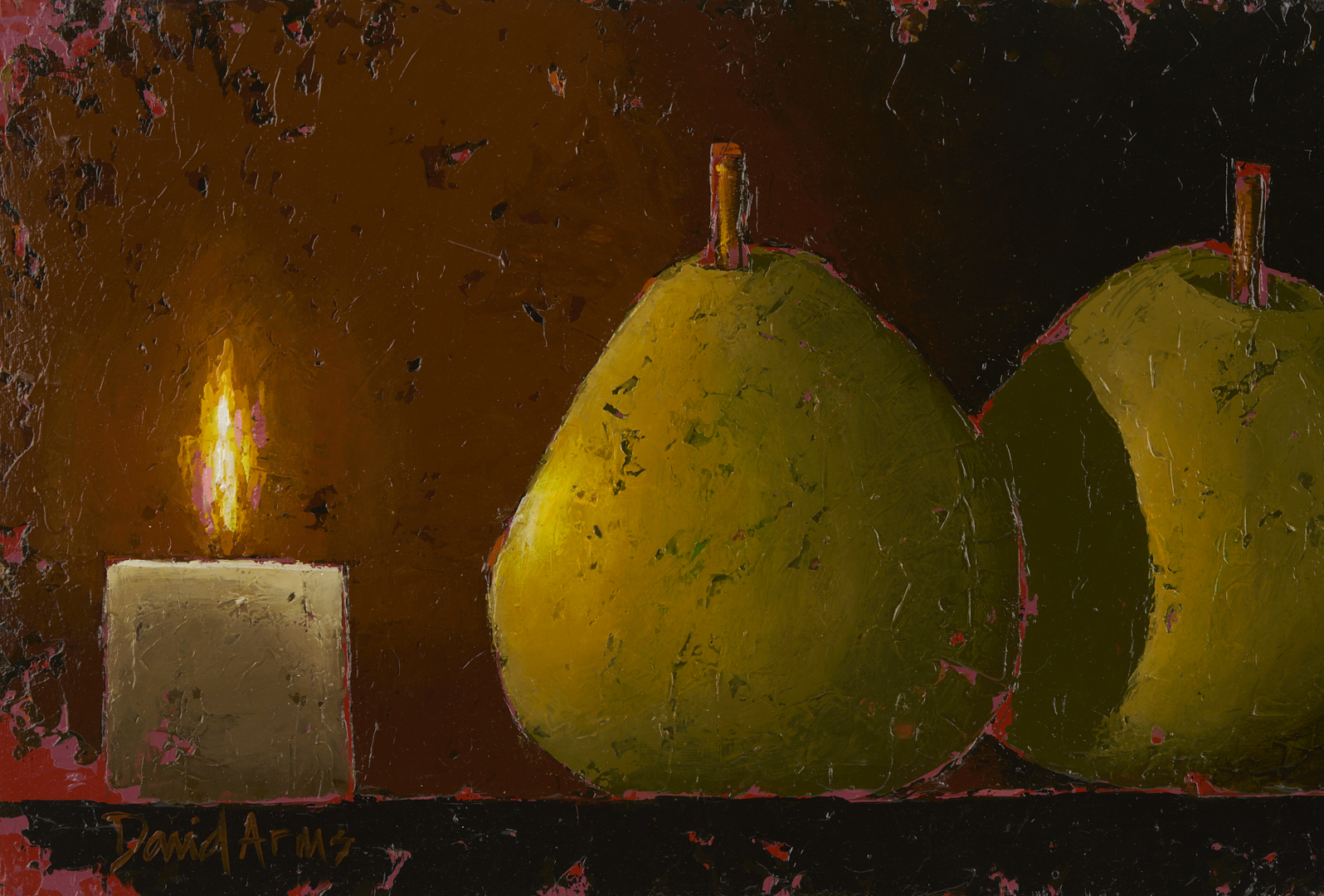 Lot 736: 2 Paintings: David Arms and Vicki Sawyer