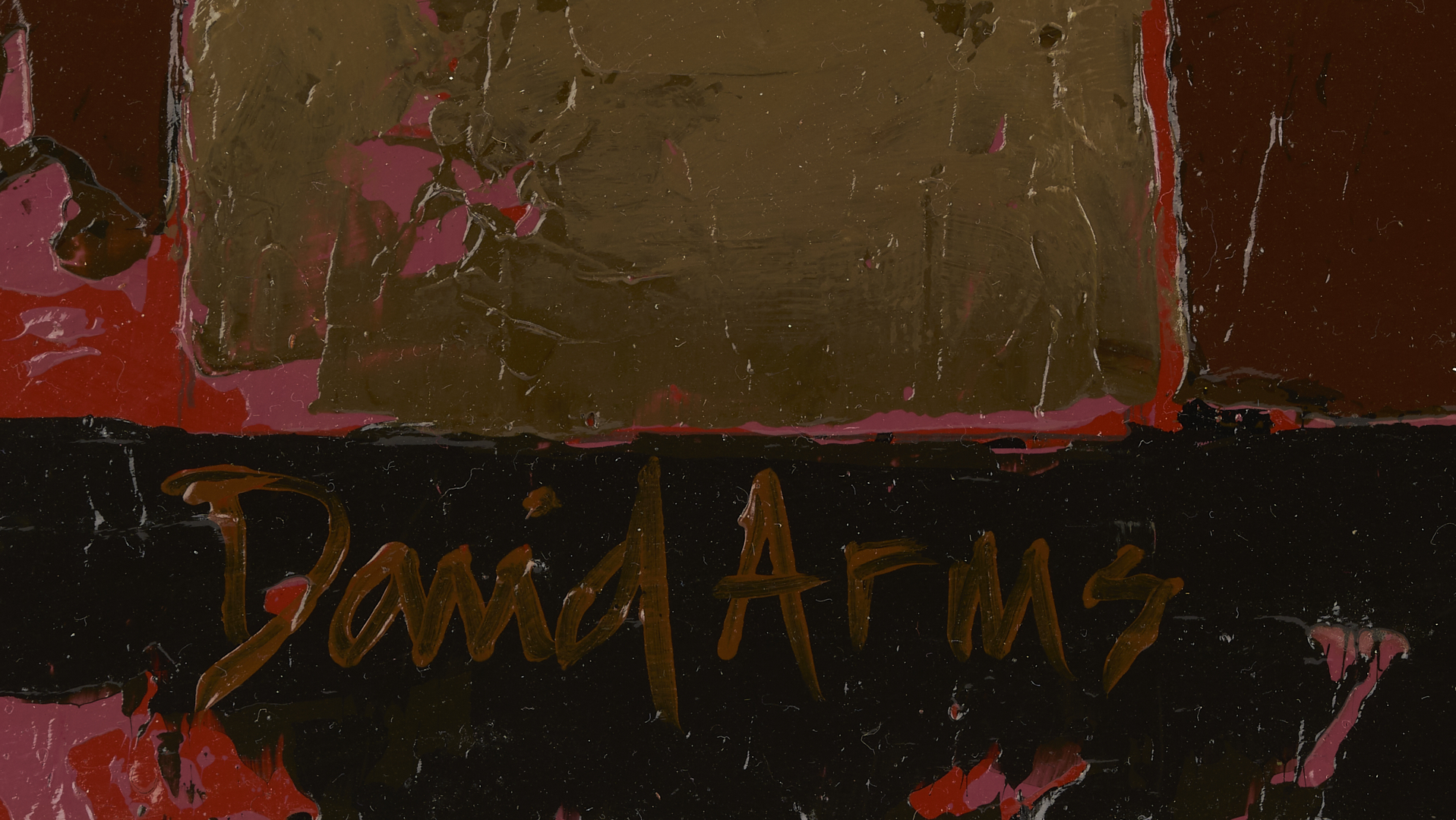 Lot 736: 2 Paintings: David Arms and Vicki Sawyer