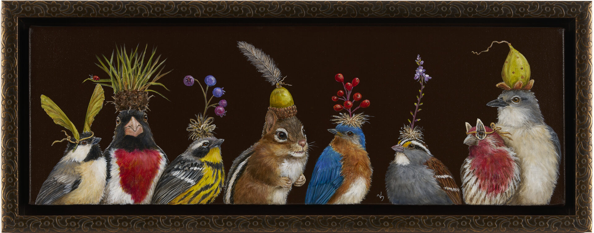 Lot 736: 2 Paintings: David Arms and Vicki Sawyer