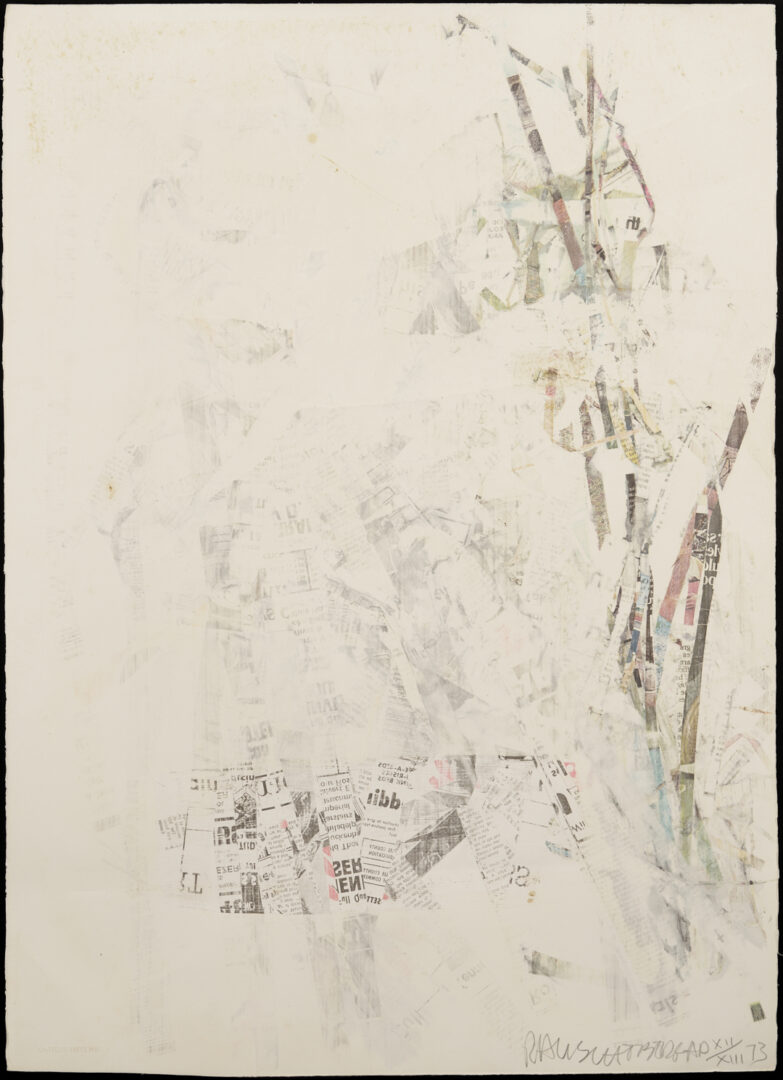 Lot 739: Robert Rauschenberg, Noname (Elephant) from ‘For Meyer Shapiro’