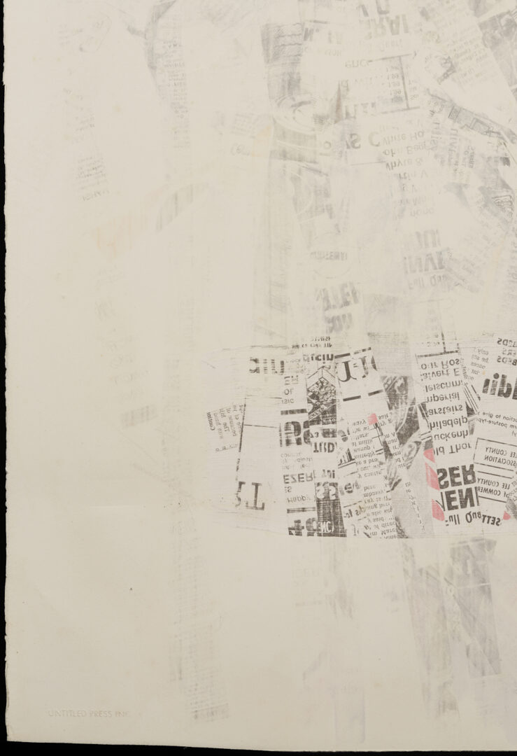 Lot 739: Robert Rauschenberg, Noname (Elephant) from ‘For Meyer Shapiro’