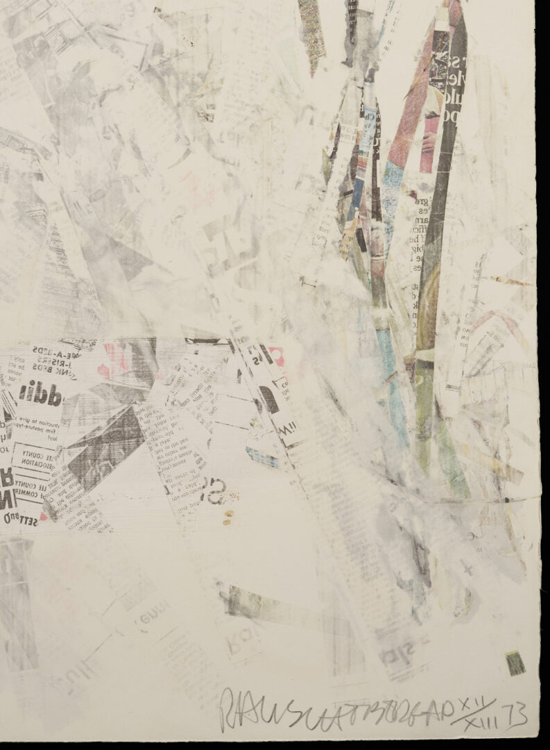 Lot 739: Robert Rauschenberg, Noname (Elephant) from ‘For Meyer Shapiro’