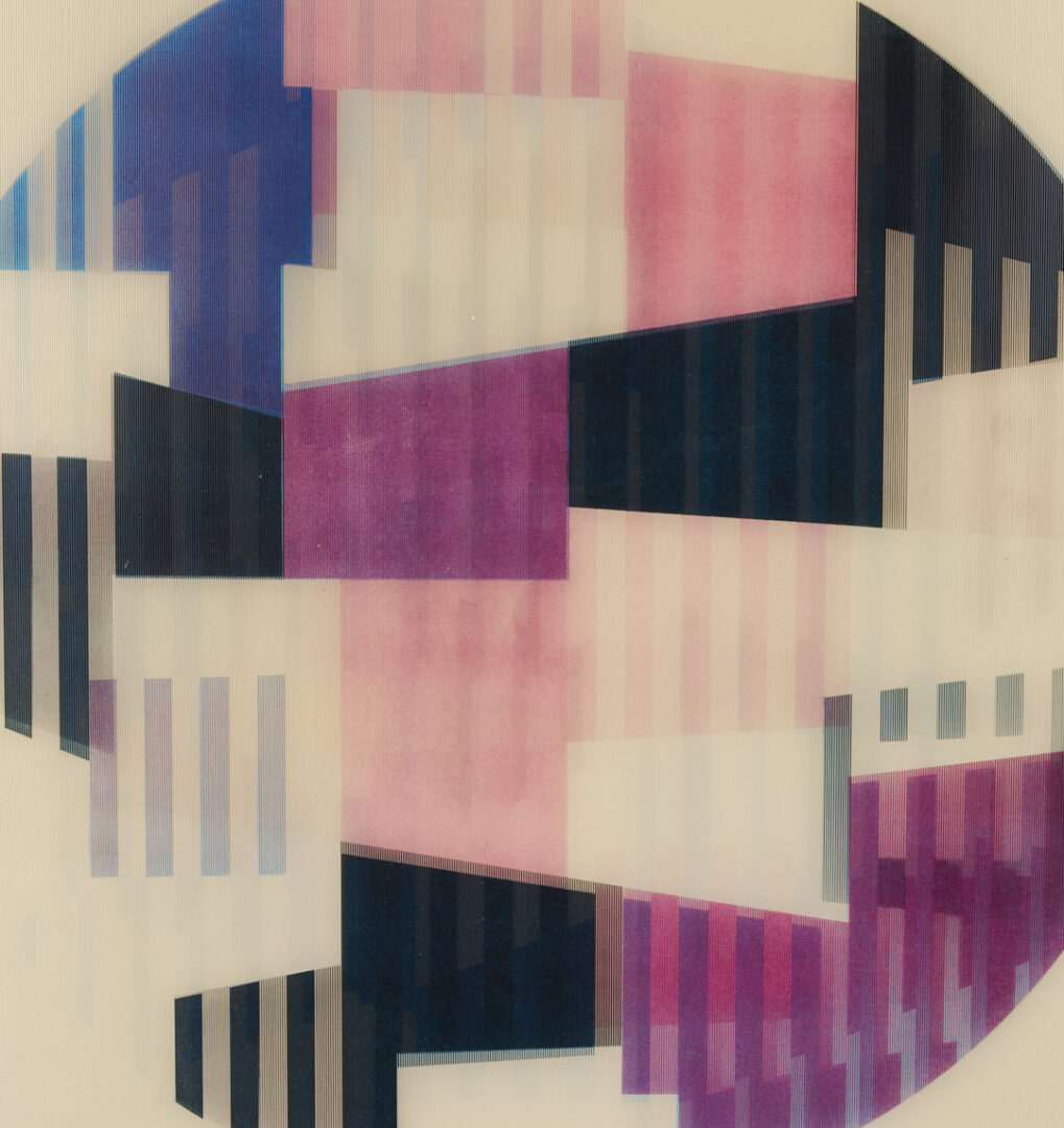 Lot 740: 2 Prints: Yaacov Agam Op Art and Robert Vickrey