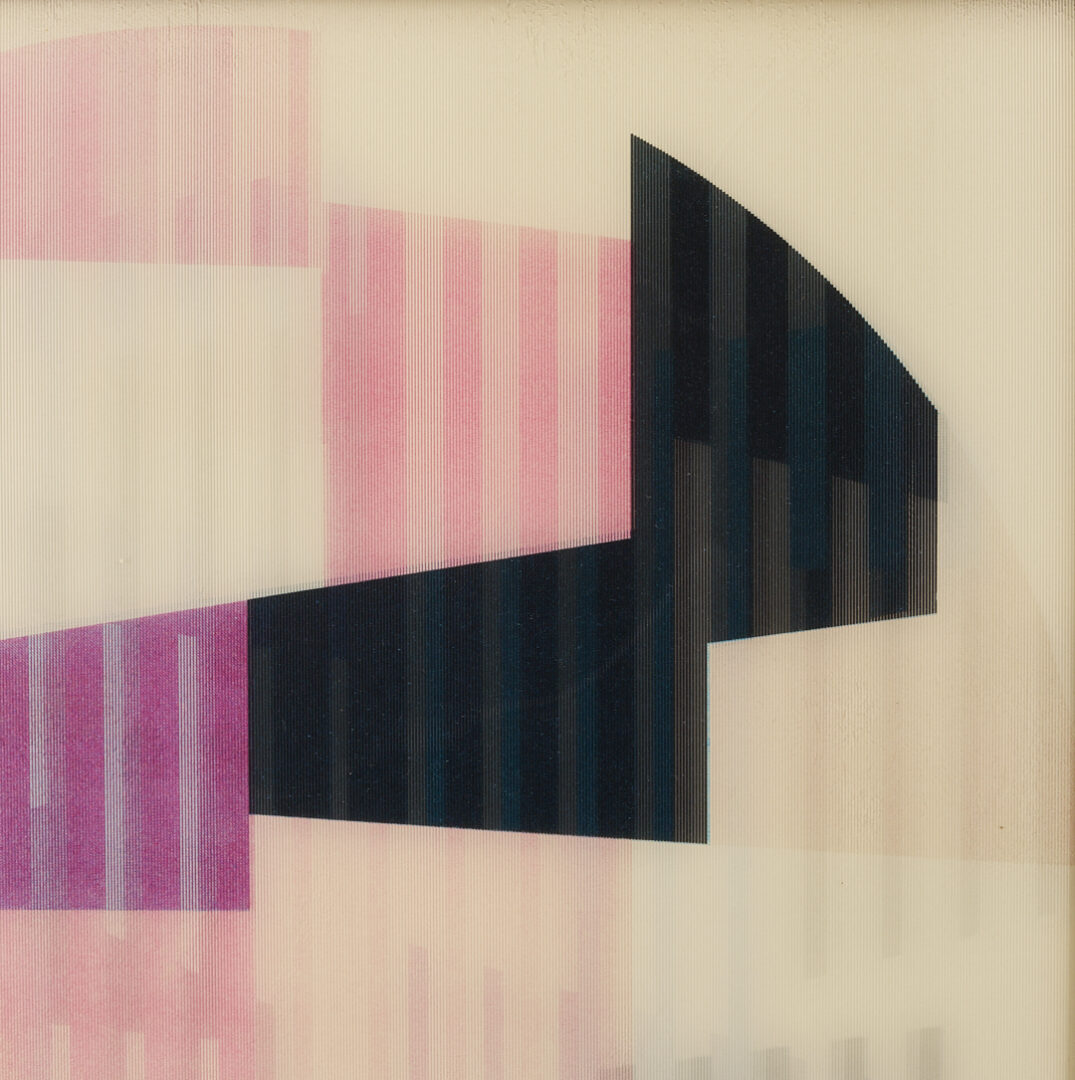 Lot 740: 2 Prints: Yaacov Agam Op Art and Robert Vickrey