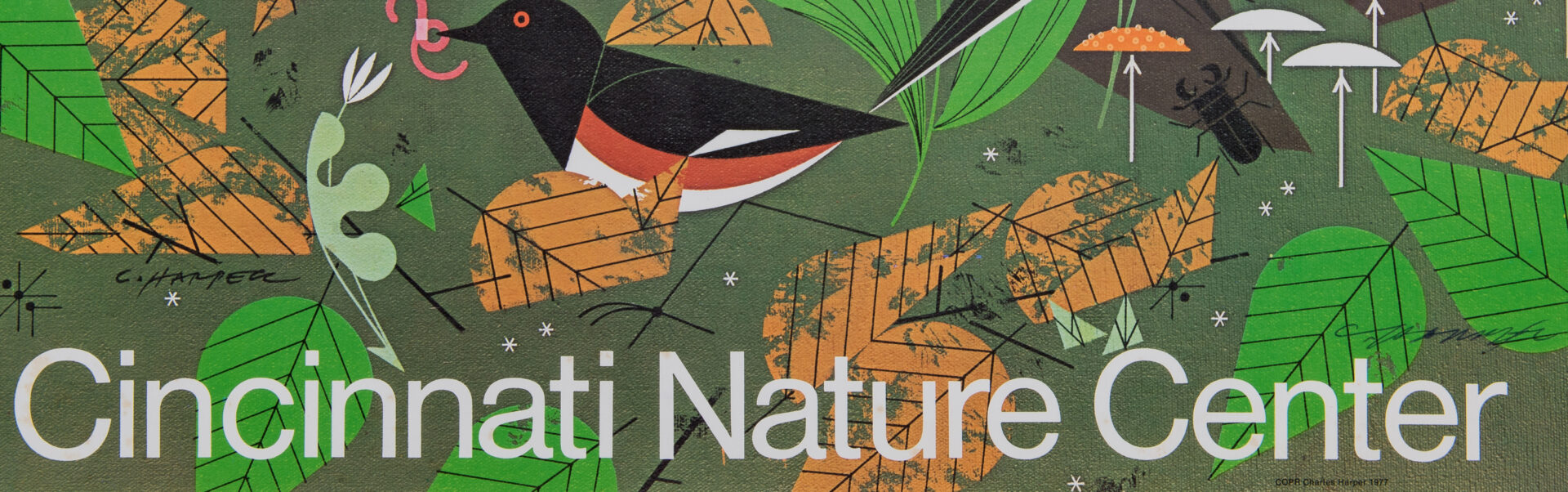 Lot 741: 2 Charley Harper Serigraphs, Hexit & Brrr Day, Plus 5 Signed Posters