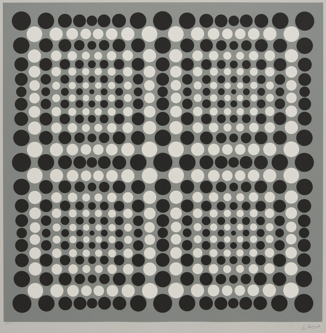 Lot 742: Julio Le Parc Op-Art Serigraph