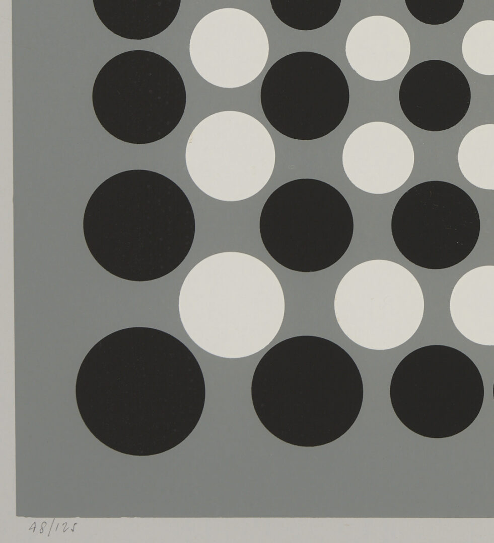 Lot 742: Julio Le Parc Op-Art Serigraph