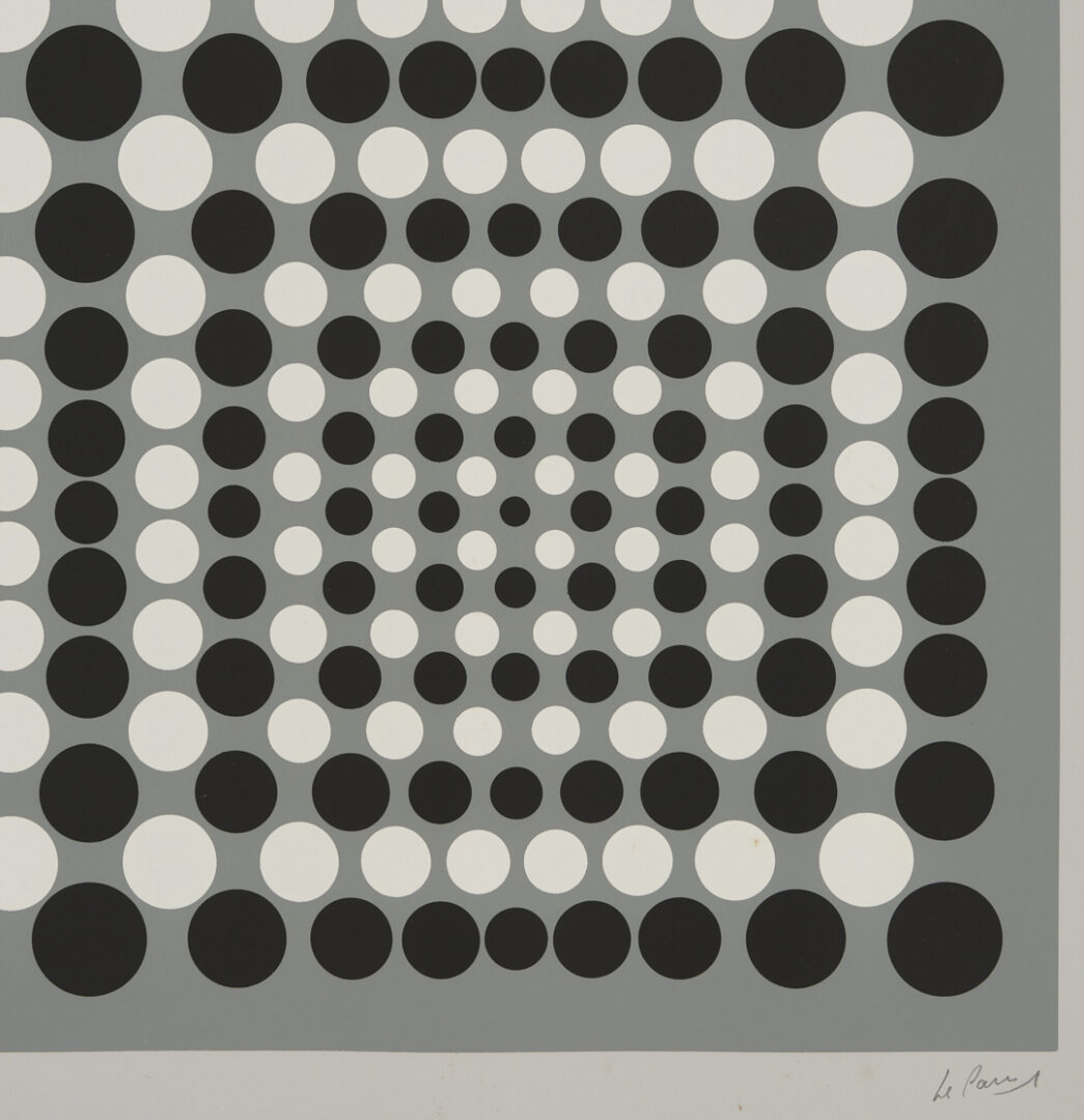 Lot 742: Julio Le Parc Op-Art Serigraph