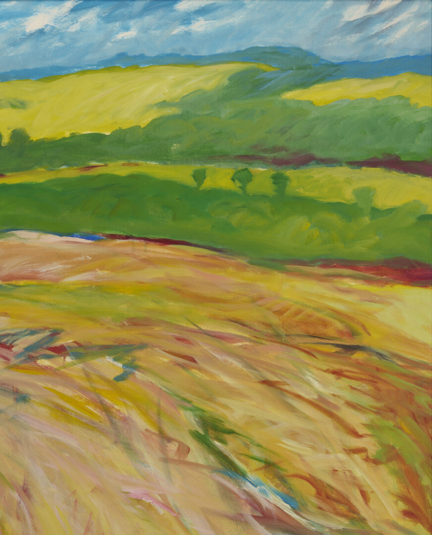 Lot 743: 2 Large Robert Stagg Louisville, KY O/B Landscape Paintings