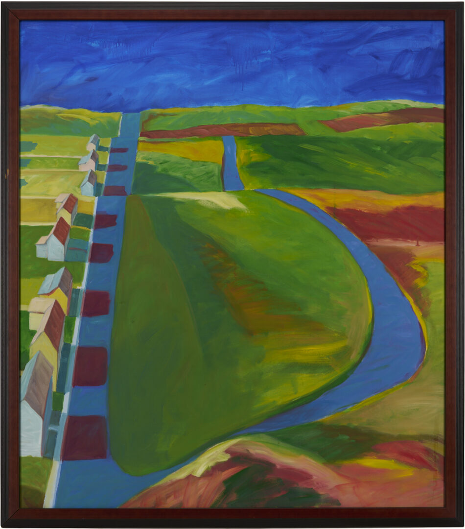 Lot 743: 2 Large Robert Stagg Louisville, KY O/B Landscape Paintings