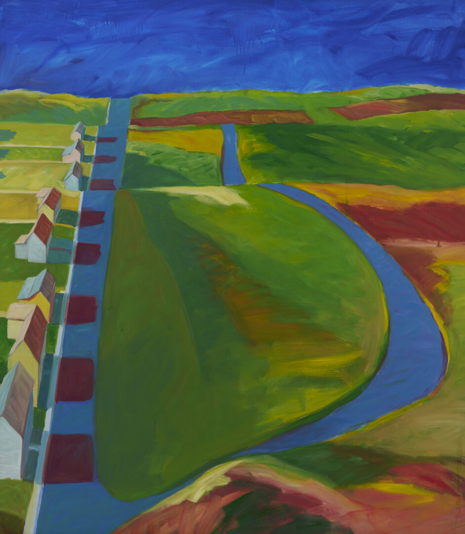 Lot 743: 2 Large Robert Stagg Louisville, KY O/B Landscape Paintings