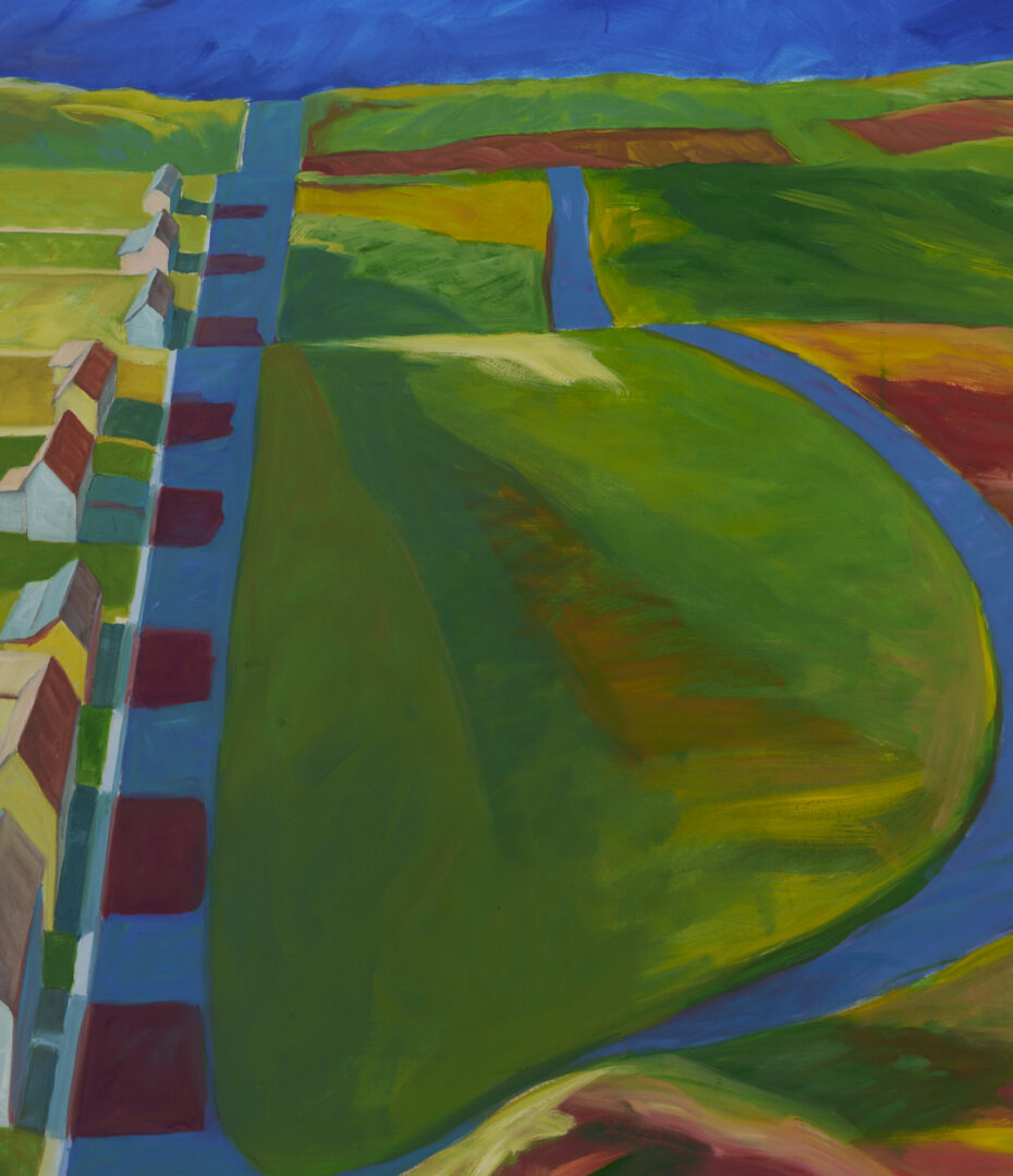 Lot 743: 2 Large Robert Stagg Louisville, KY O/B Landscape Paintings