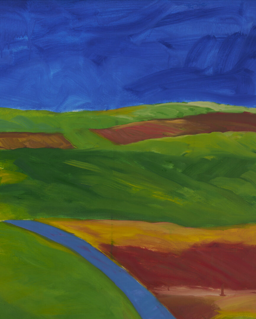 Lot 743: 2 Large Robert Stagg Louisville, KY O/B Landscape Paintings