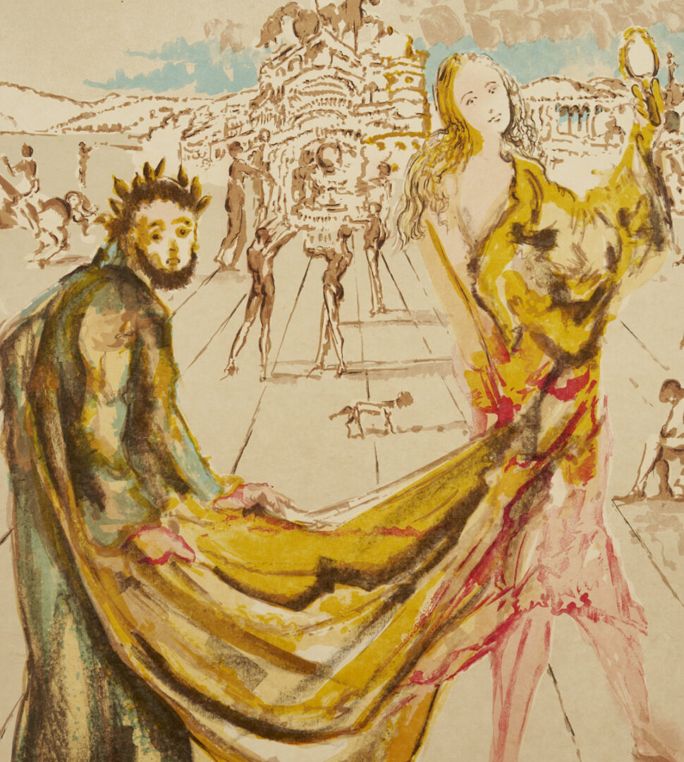 Lot 748: Salvador Dali Signed Lithograph, The Kingdom