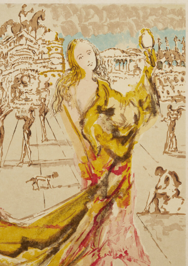 Lot 748: Salvador Dali Signed Lithograph, The Kingdom