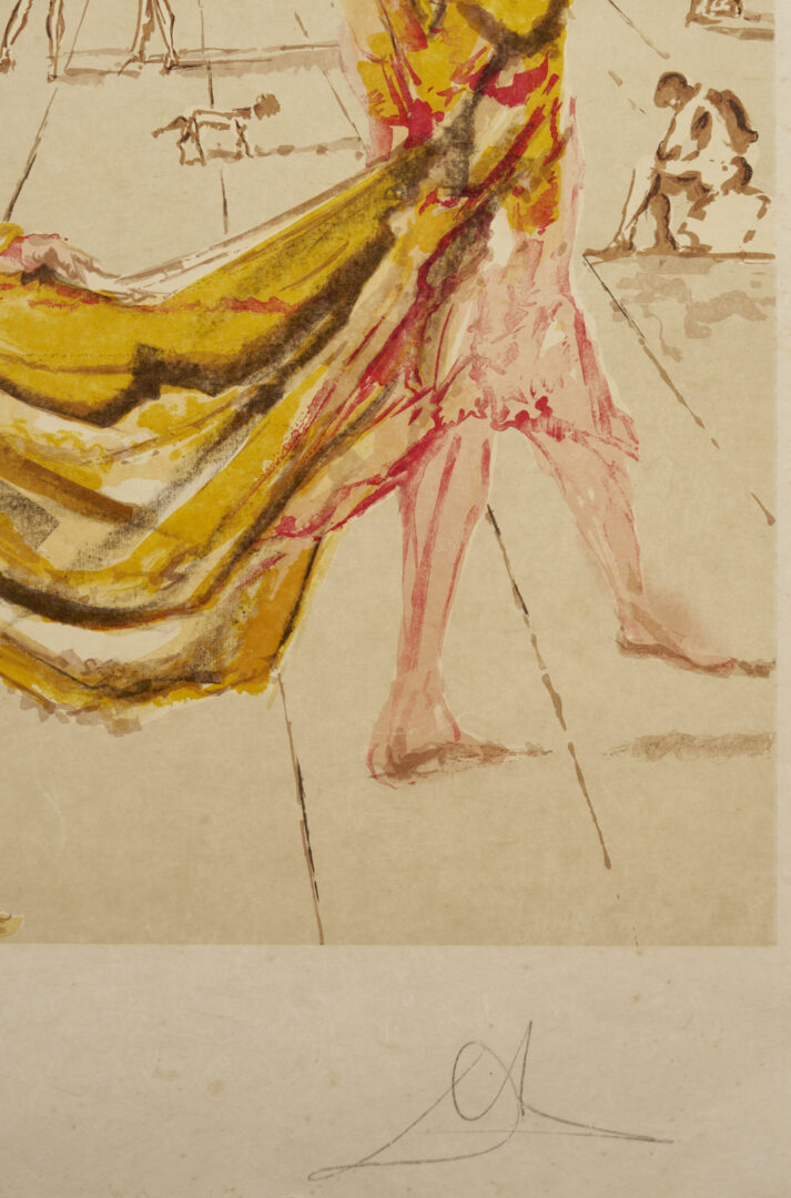 Lot 748: Salvador Dali Signed Lithograph, The Kingdom