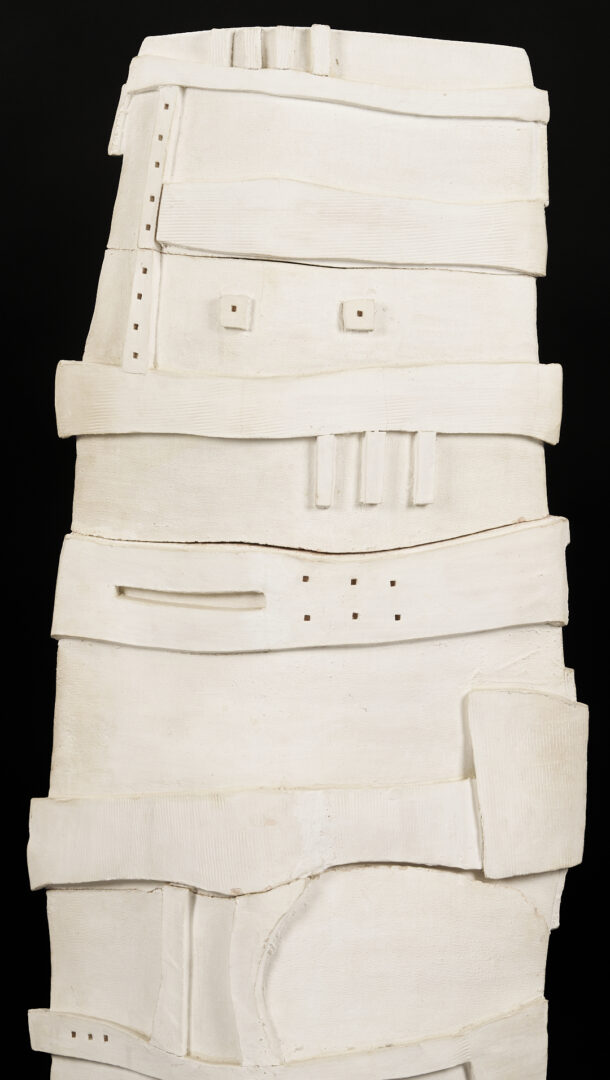 Lot 754: Paloma Torres Estrada Clay Totem Sculpture