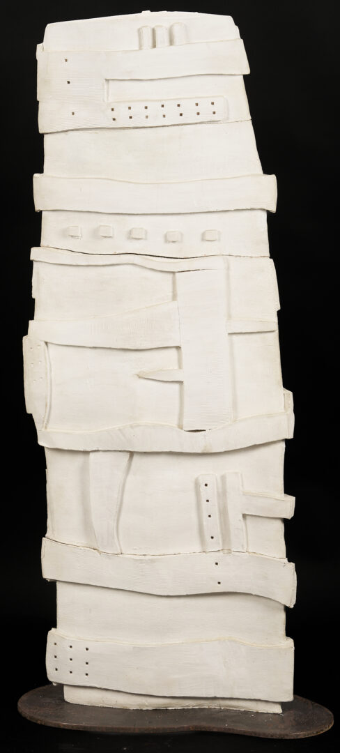 Lot 754: Paloma Torres Estrada Clay Totem Sculpture