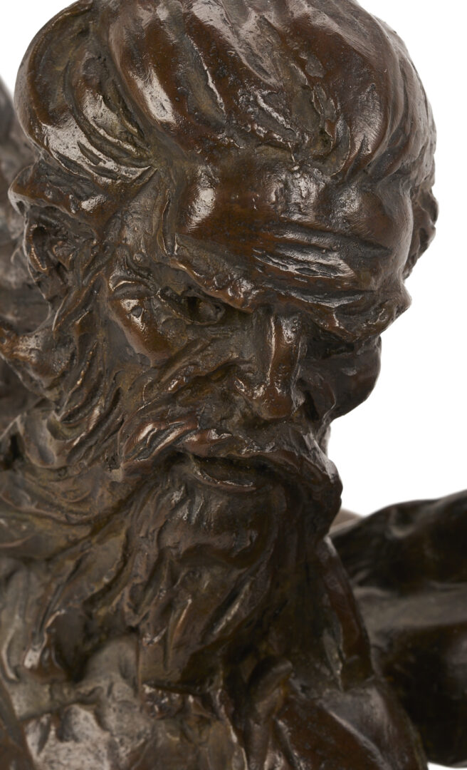 Lot 755: Laszlo Ispanky Bronze Sculpture, “Let There be Light”