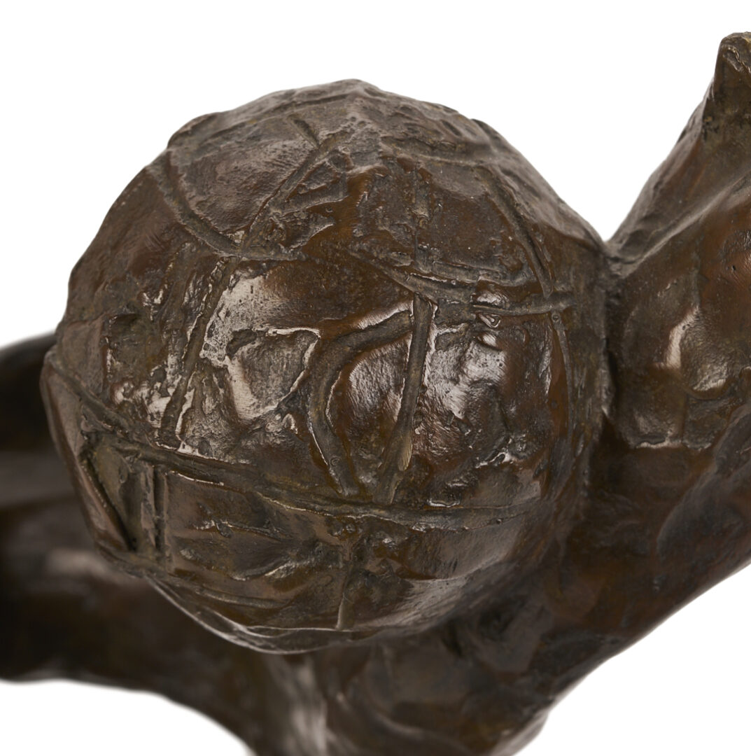 Lot 755: Laszlo Ispanky Bronze Sculpture, “Let There be Light”