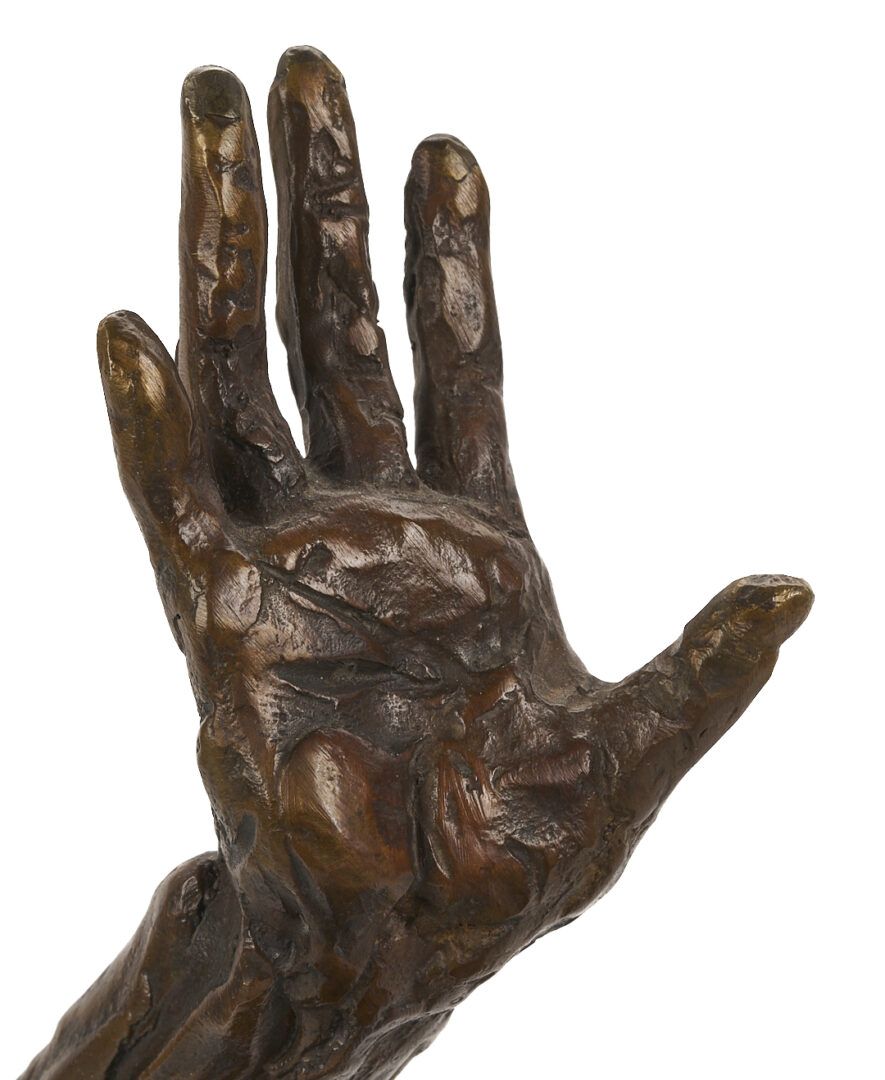 Lot 755: Laszlo Ispanky Bronze Sculpture, “Let There be Light”